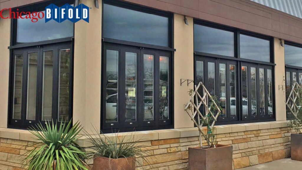 Aluminum accordion doors