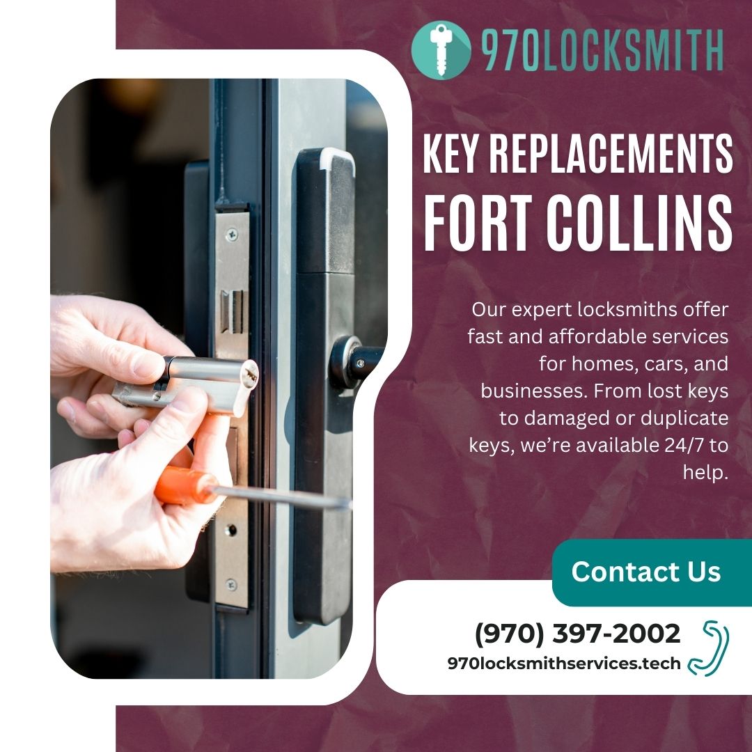 Trusted Key Replacements in Fort Collins for Quick & Secure Access