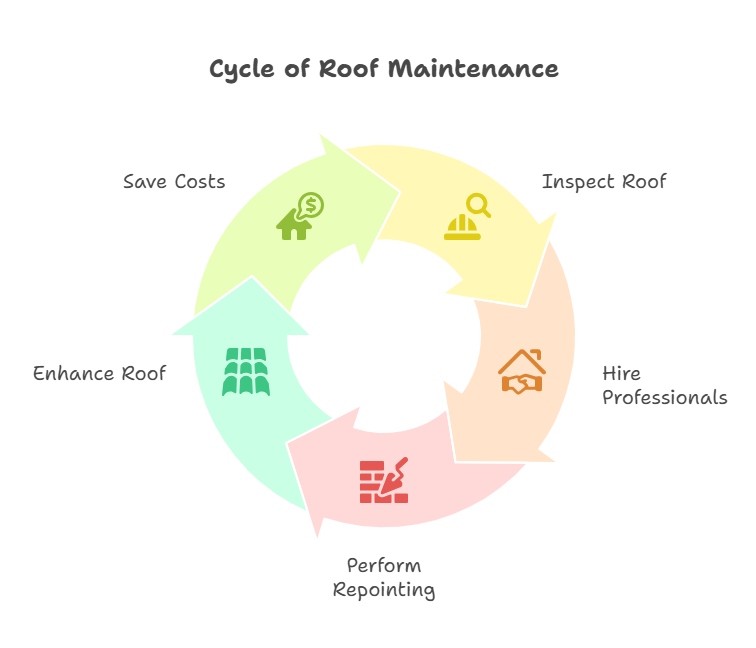 cycle of roof maimtnance
